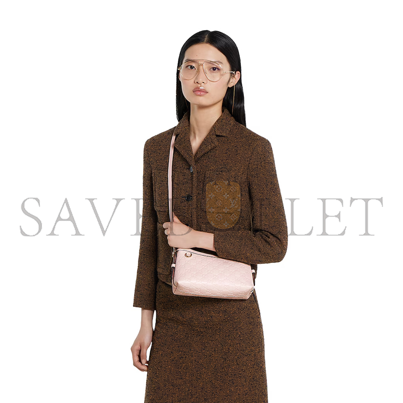 GUCCI GG EMBLEM SMALL SHOULDER BAG ‎847450 (22*14*8cm)